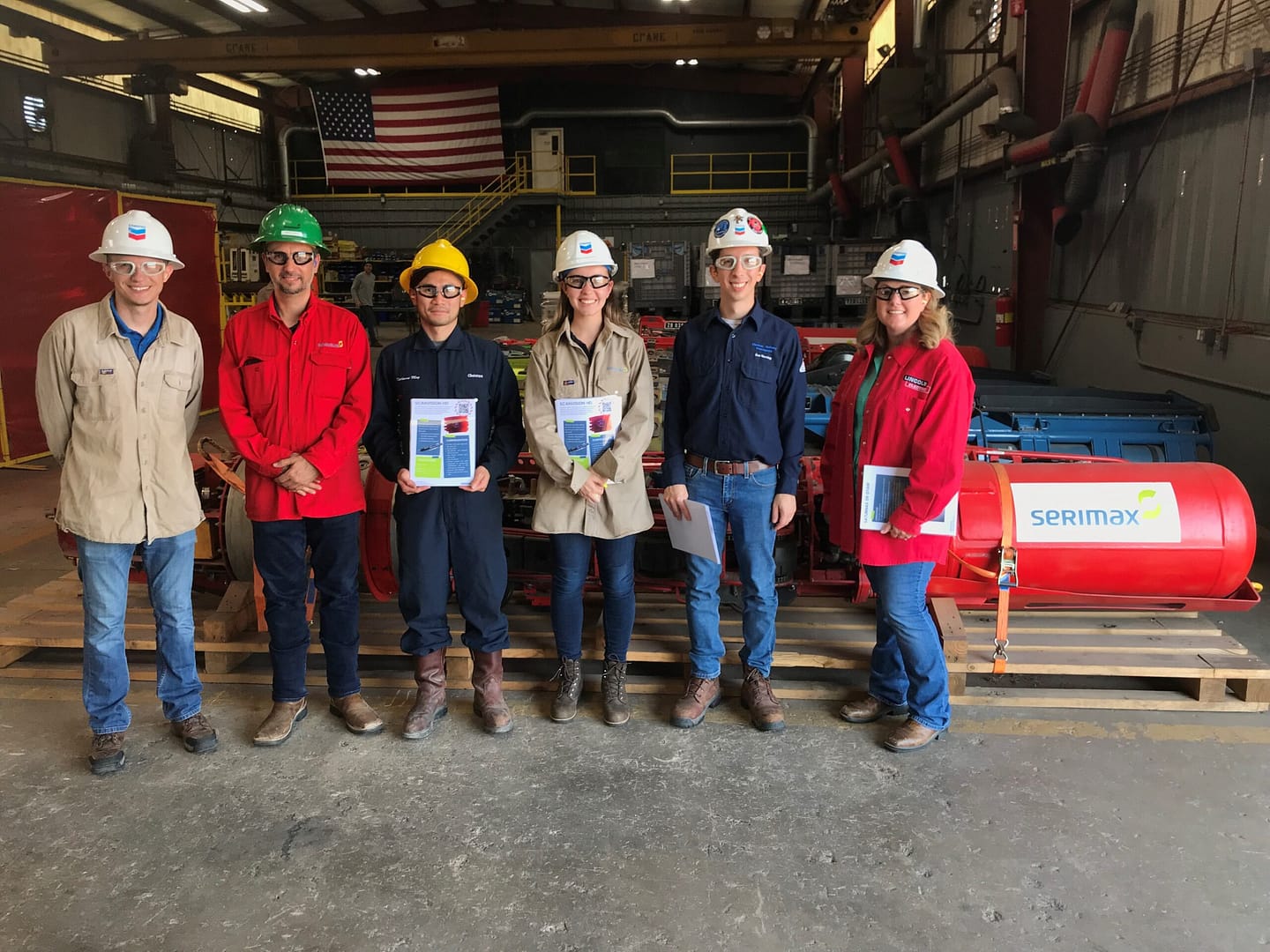 Group shot in the workshop