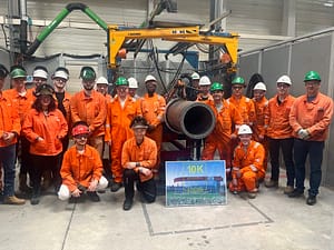 Serimax 10,000th weld team